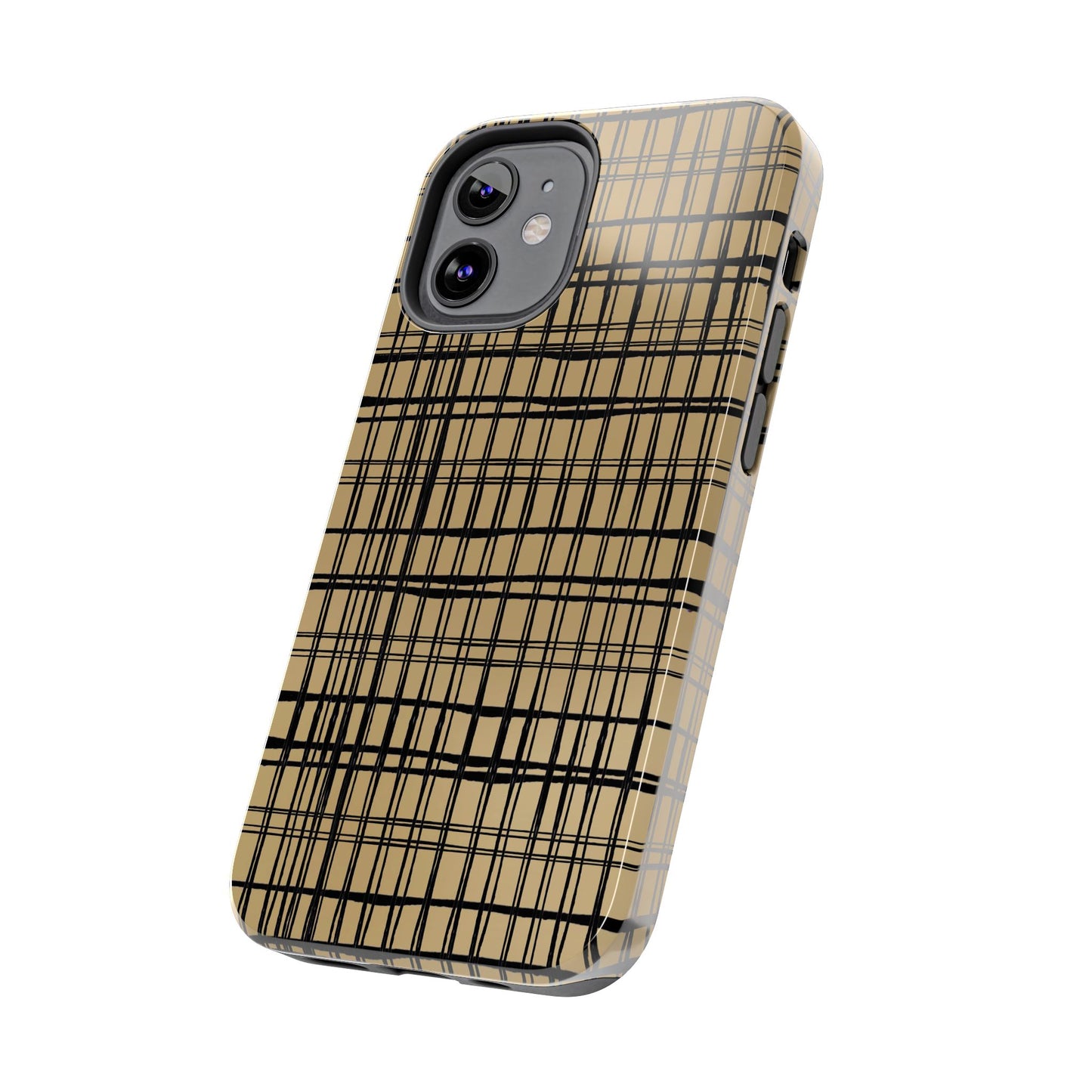 Doggie Fence Tan Phone Case