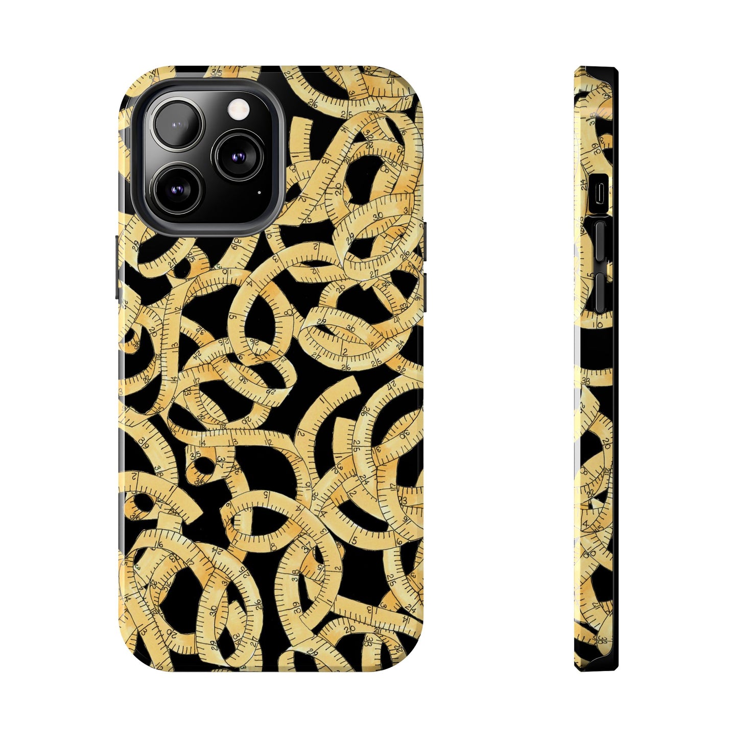 Tape Tangle Black Phone Case