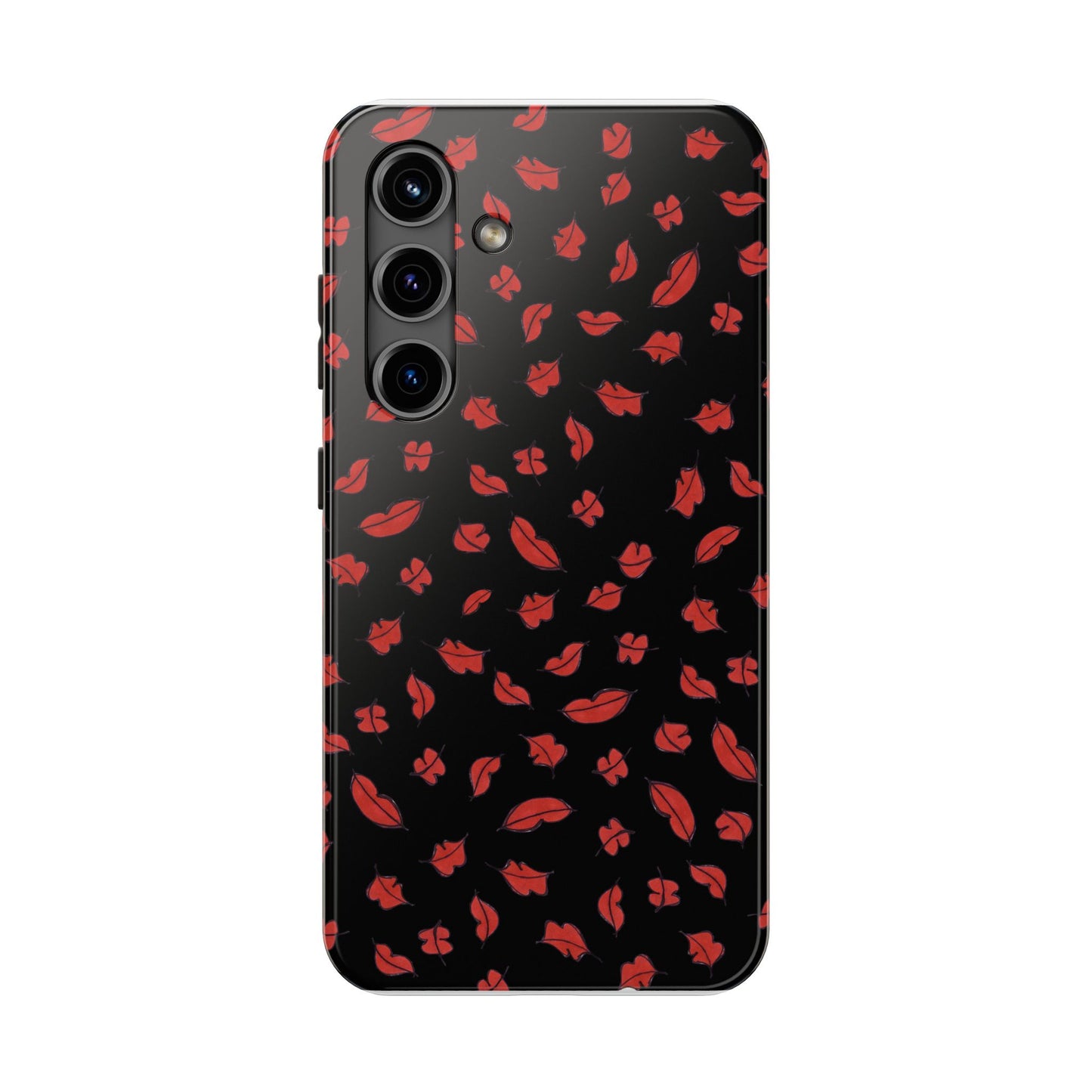 Autumn Lips Black Phone Case