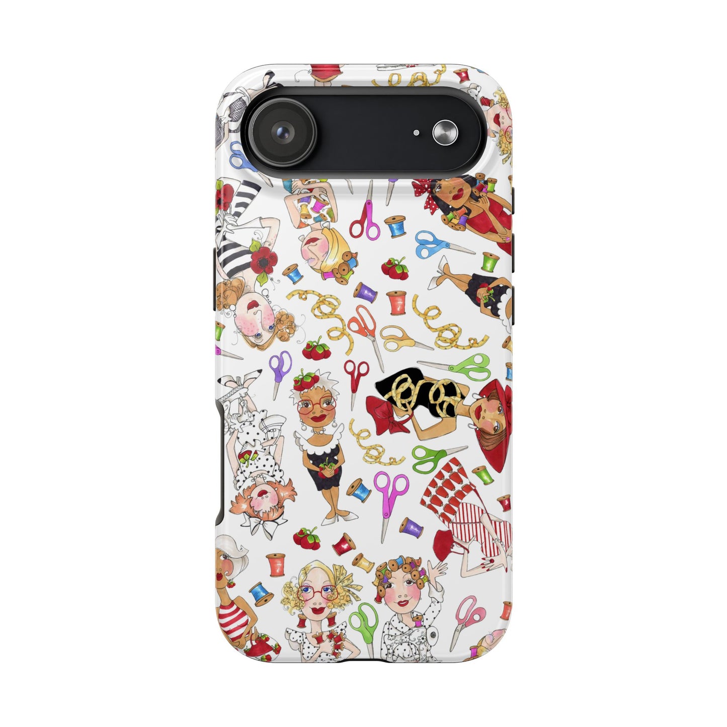 Sew Tossed White Phone Case