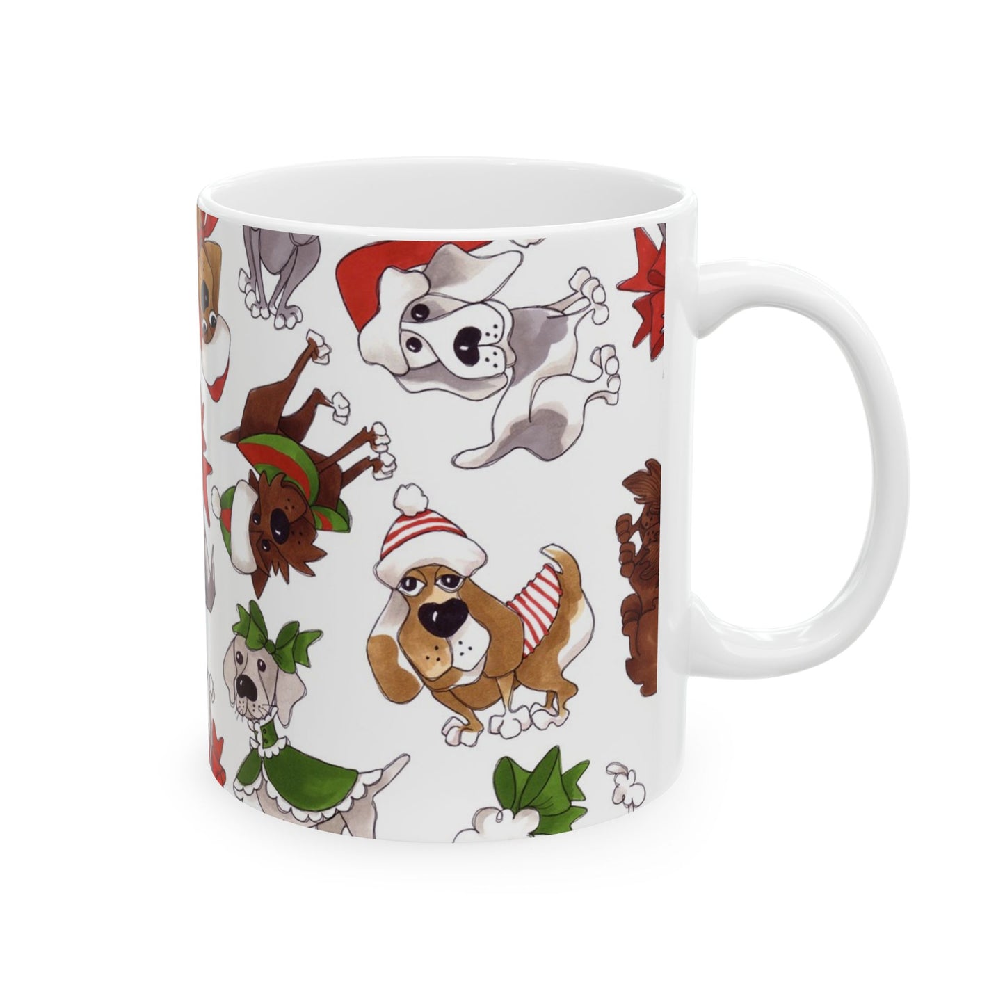 Doggie Toss White Cup