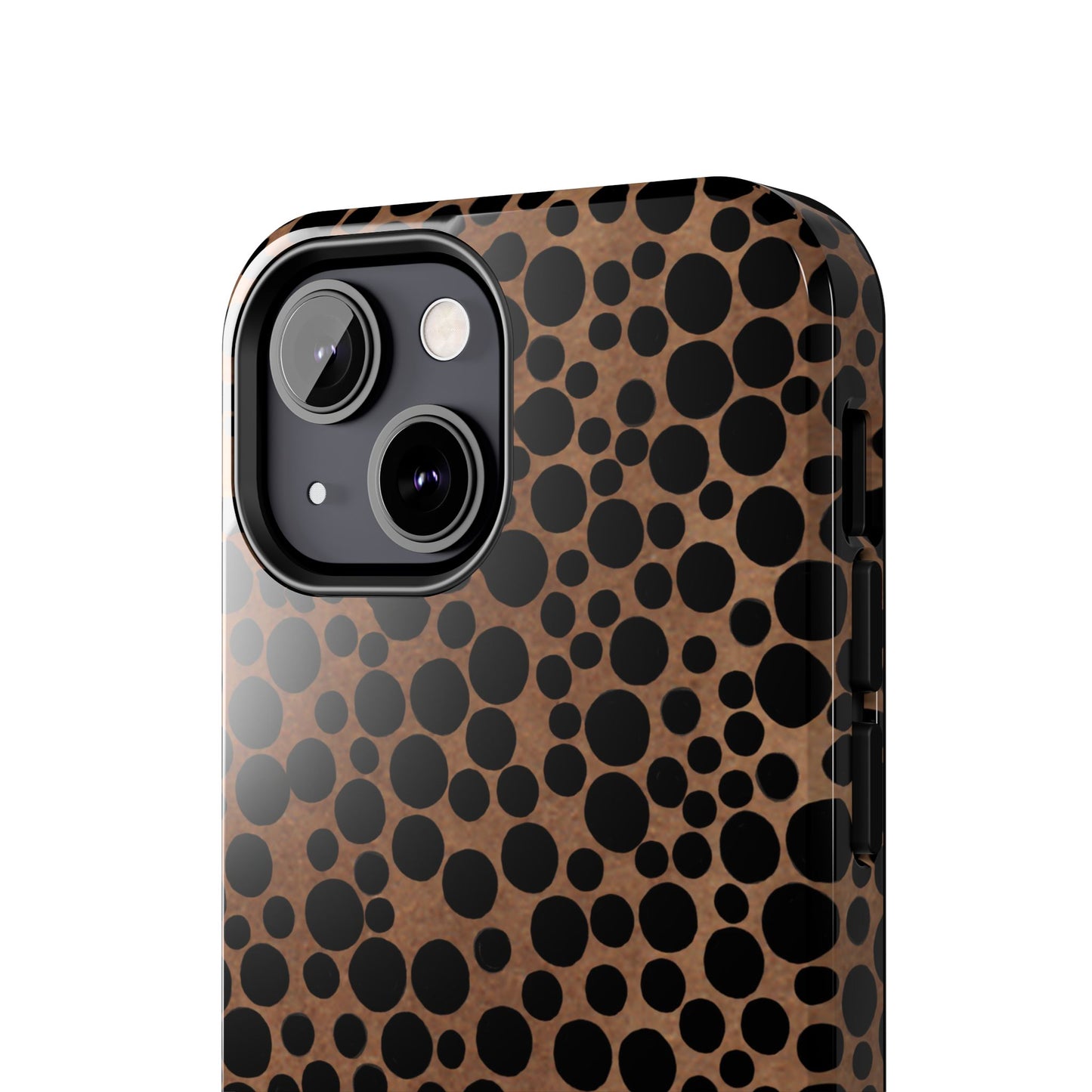 Felt Dots Caramel Phone Case