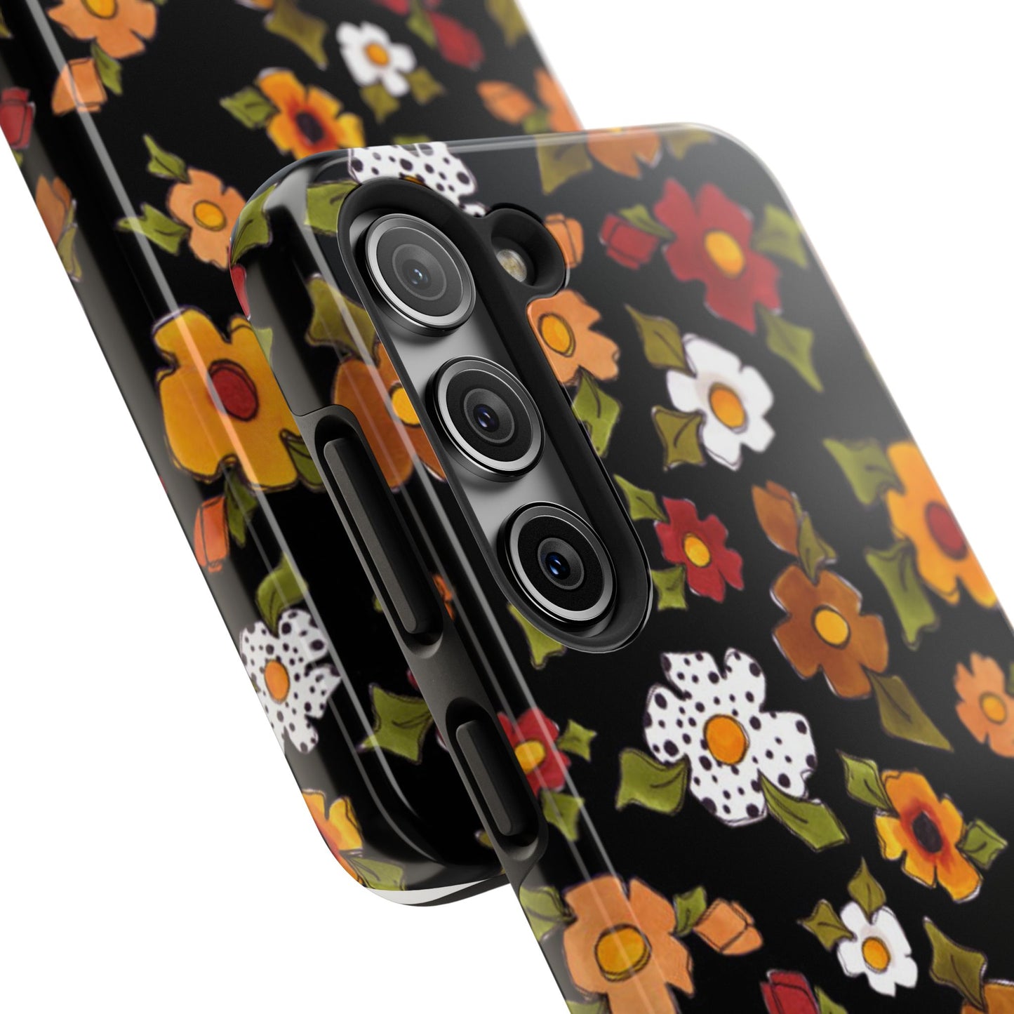 Spice Posie Black Phone Case