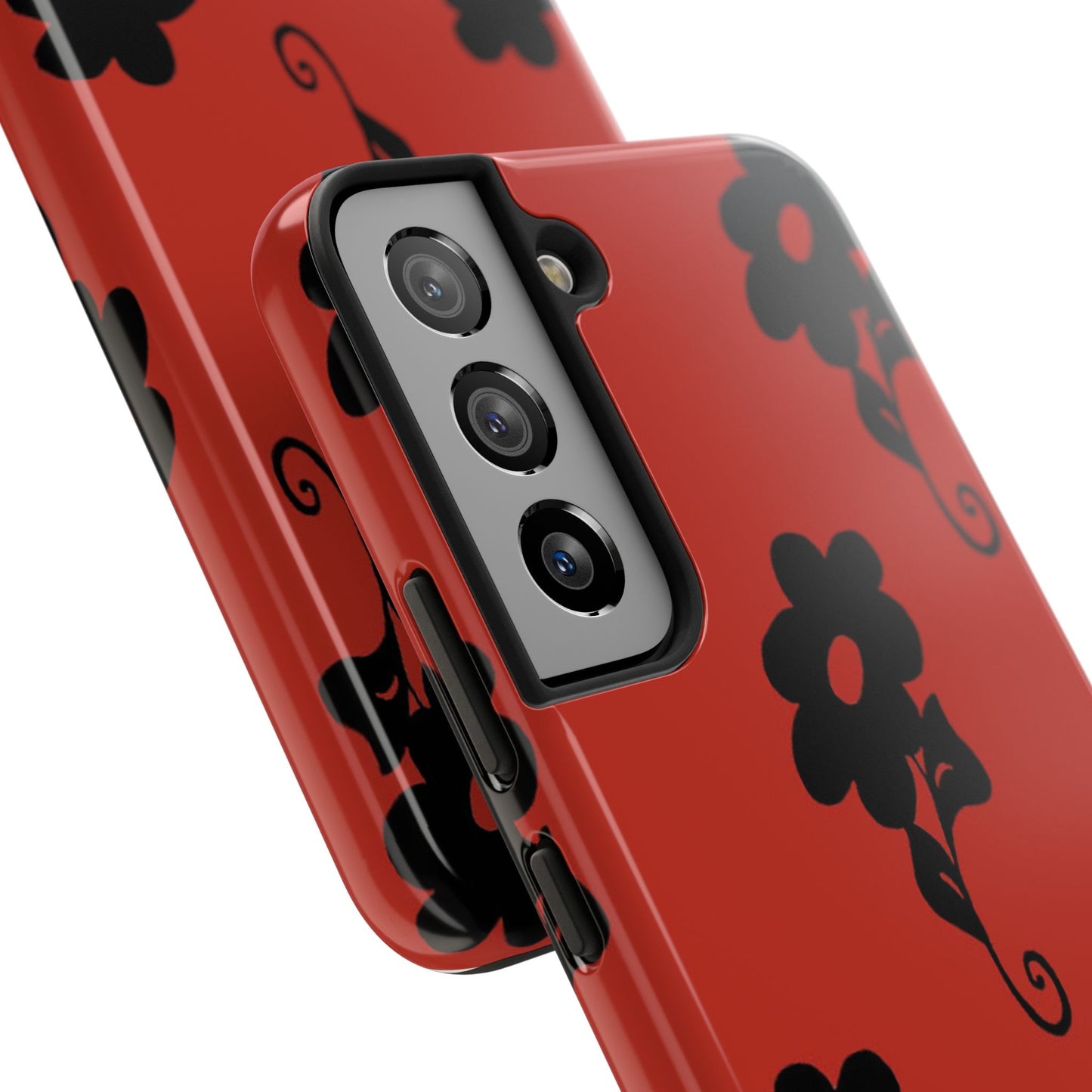 Daring Daisy Red Phone Case