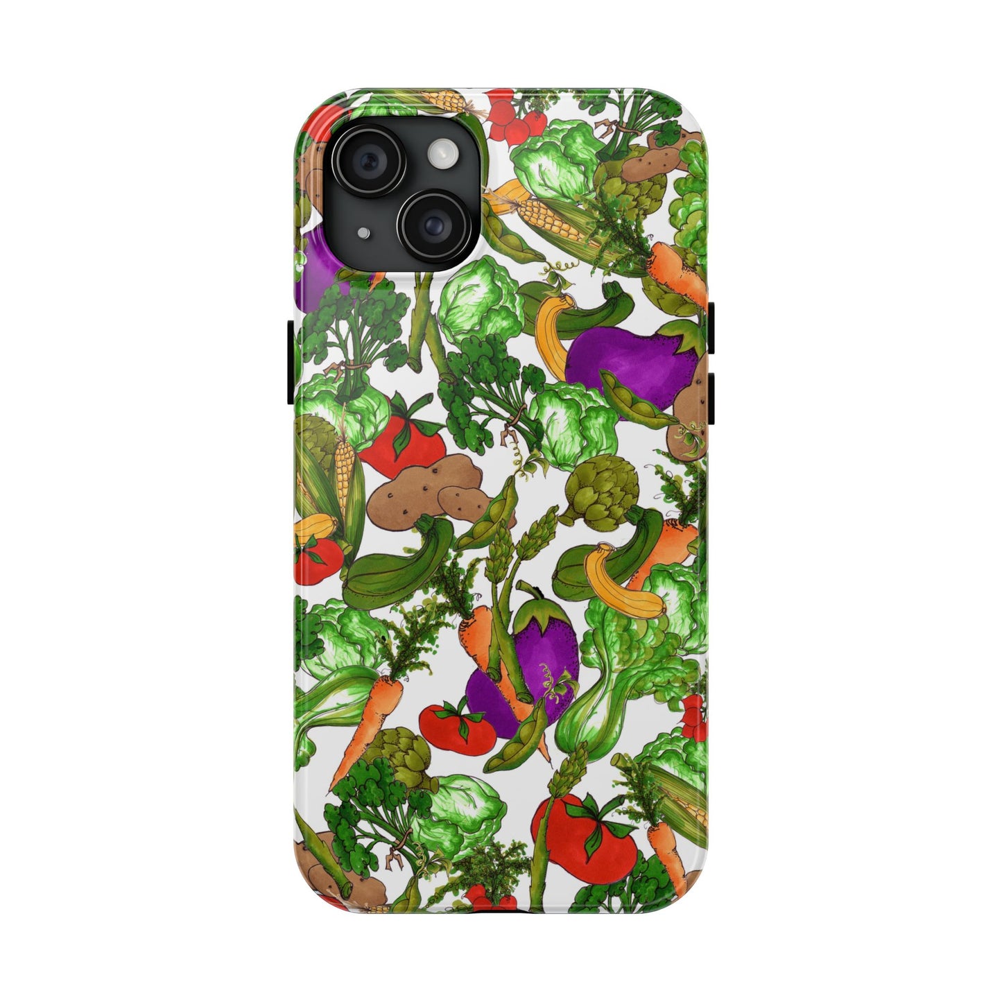 Veggie Jungle White Phone Case