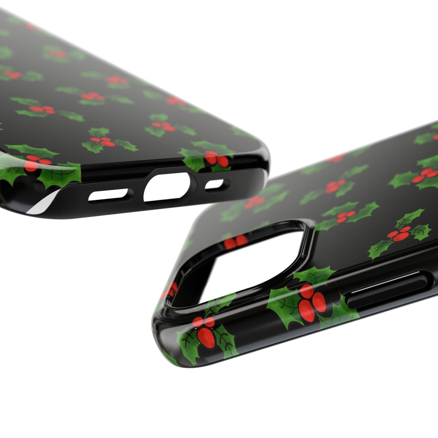 Lotsa Holly Black Phone Case
