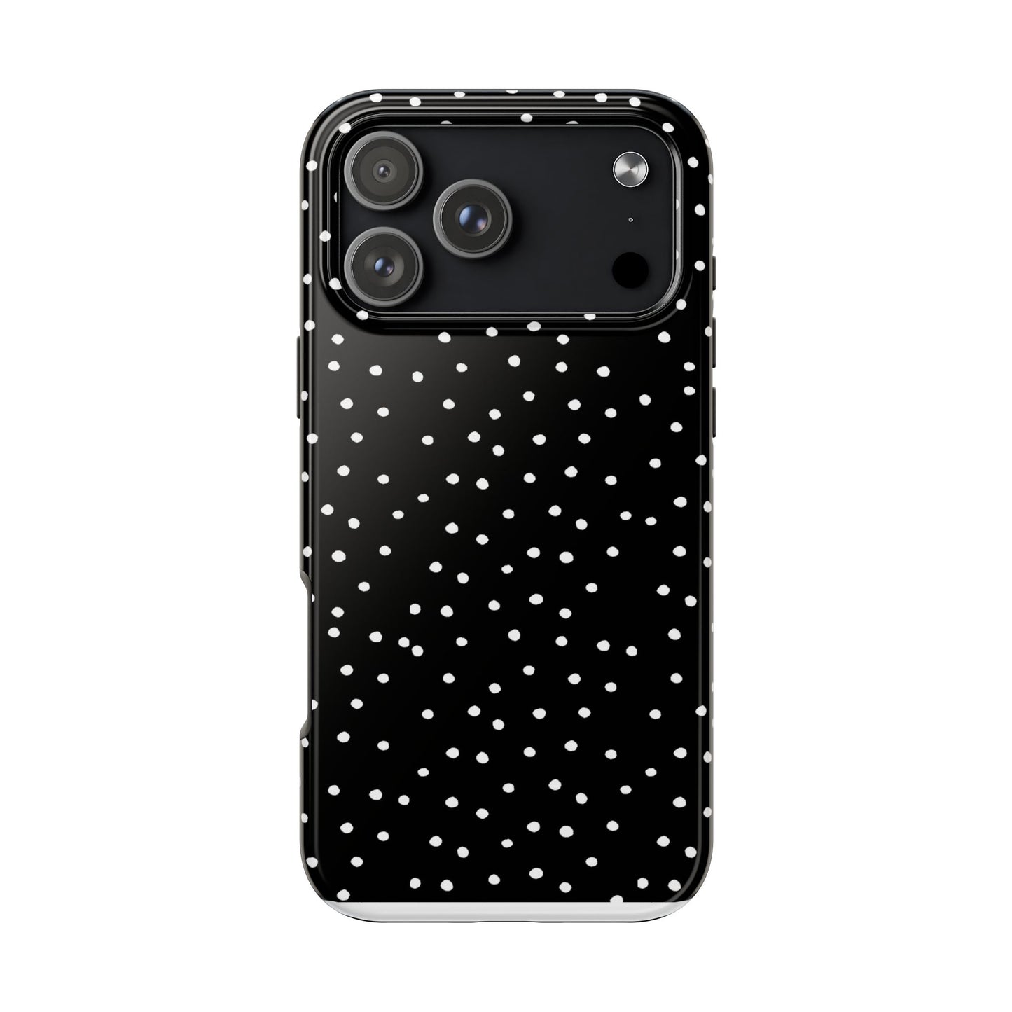 Dinky Dots Black / White Phone Case