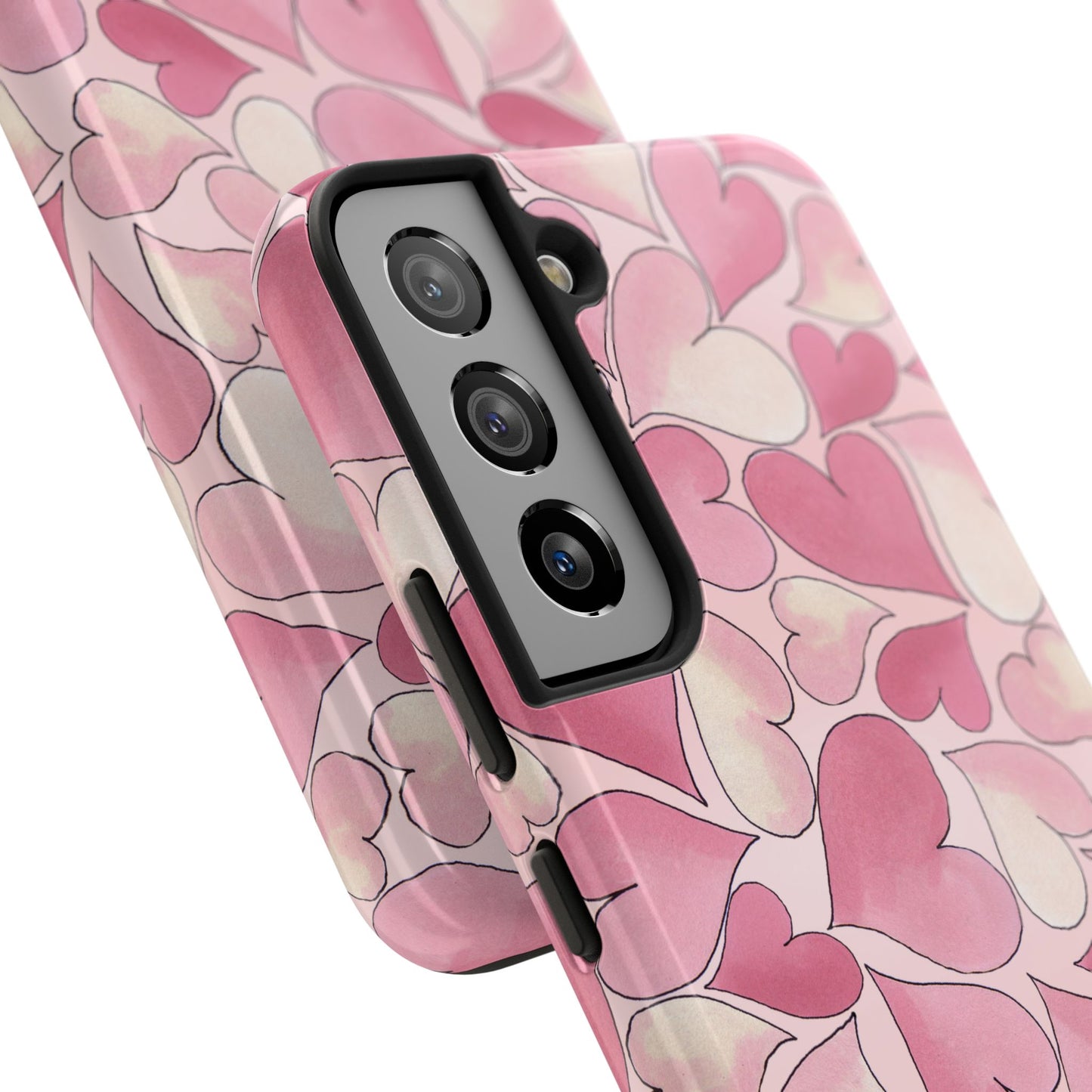 Hearts Pink Sky Phone Case