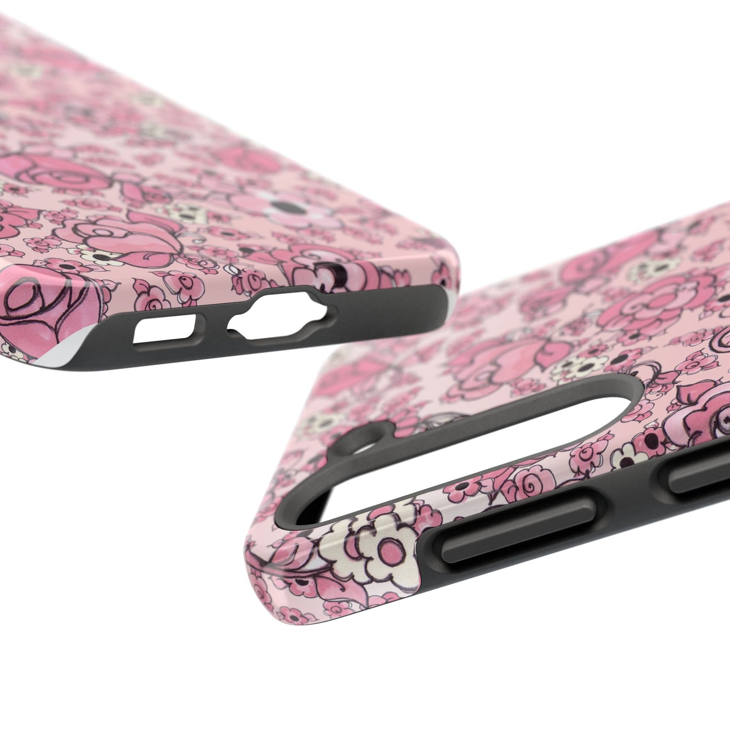Profuse Posies Pink Phone Case