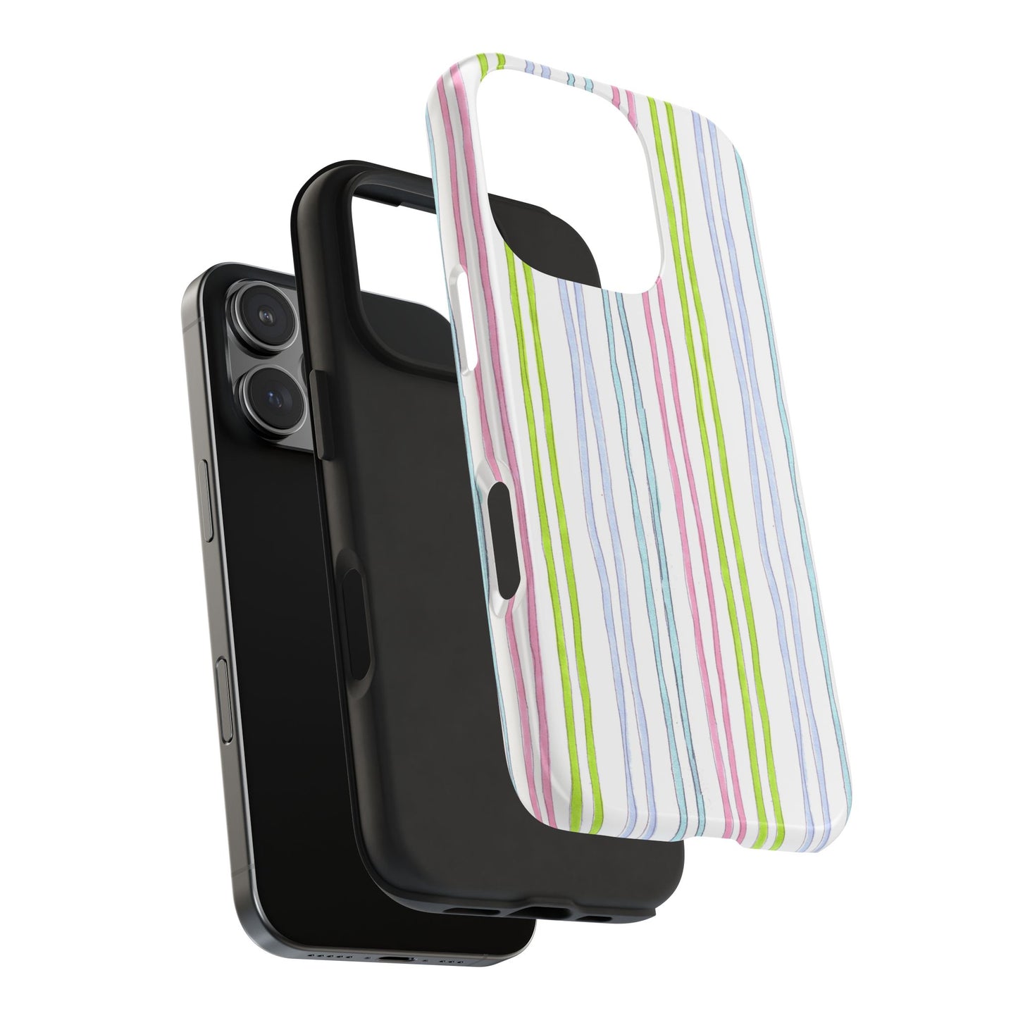 Belle Stripe White Phone Case