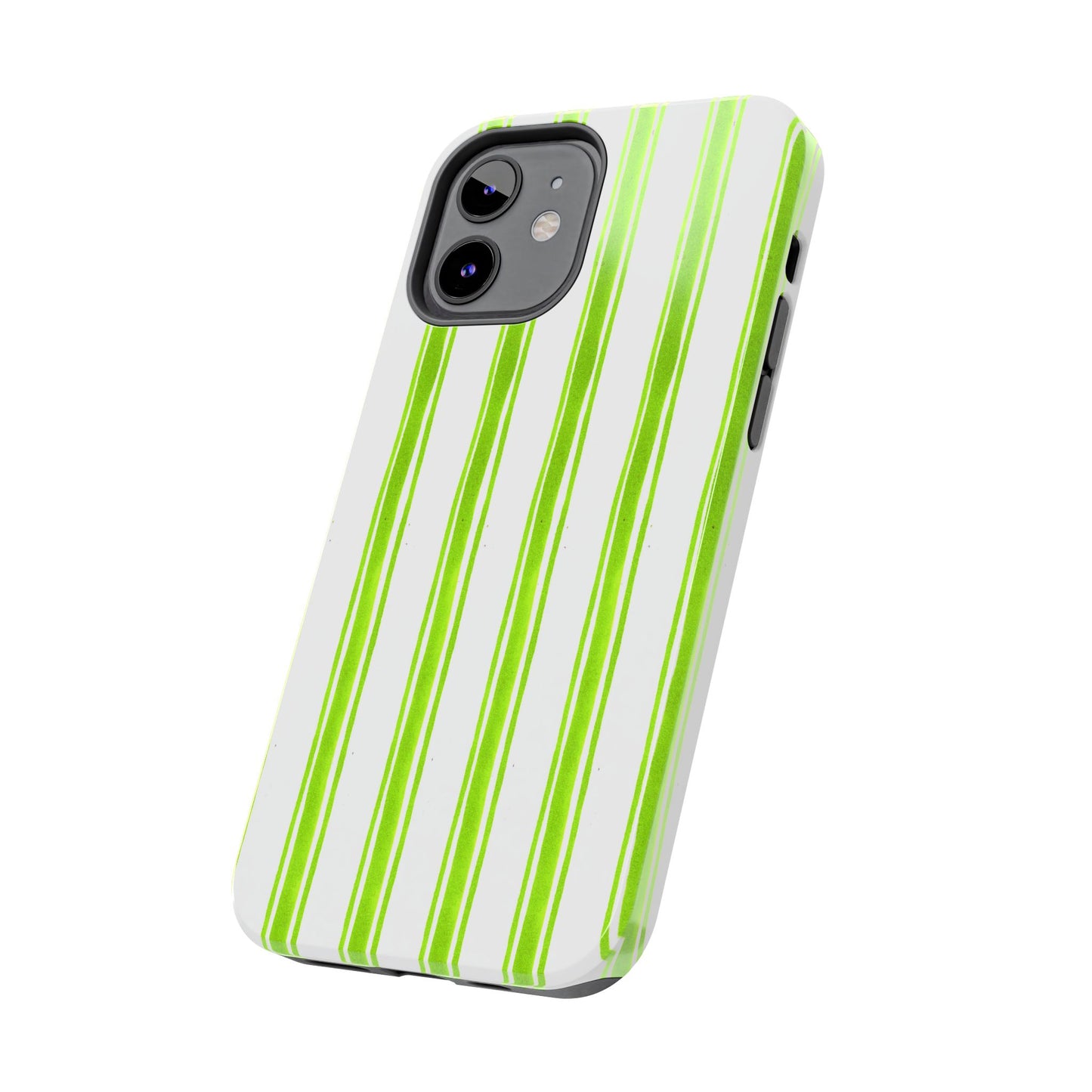 Awning Stripe Lime Phone Case