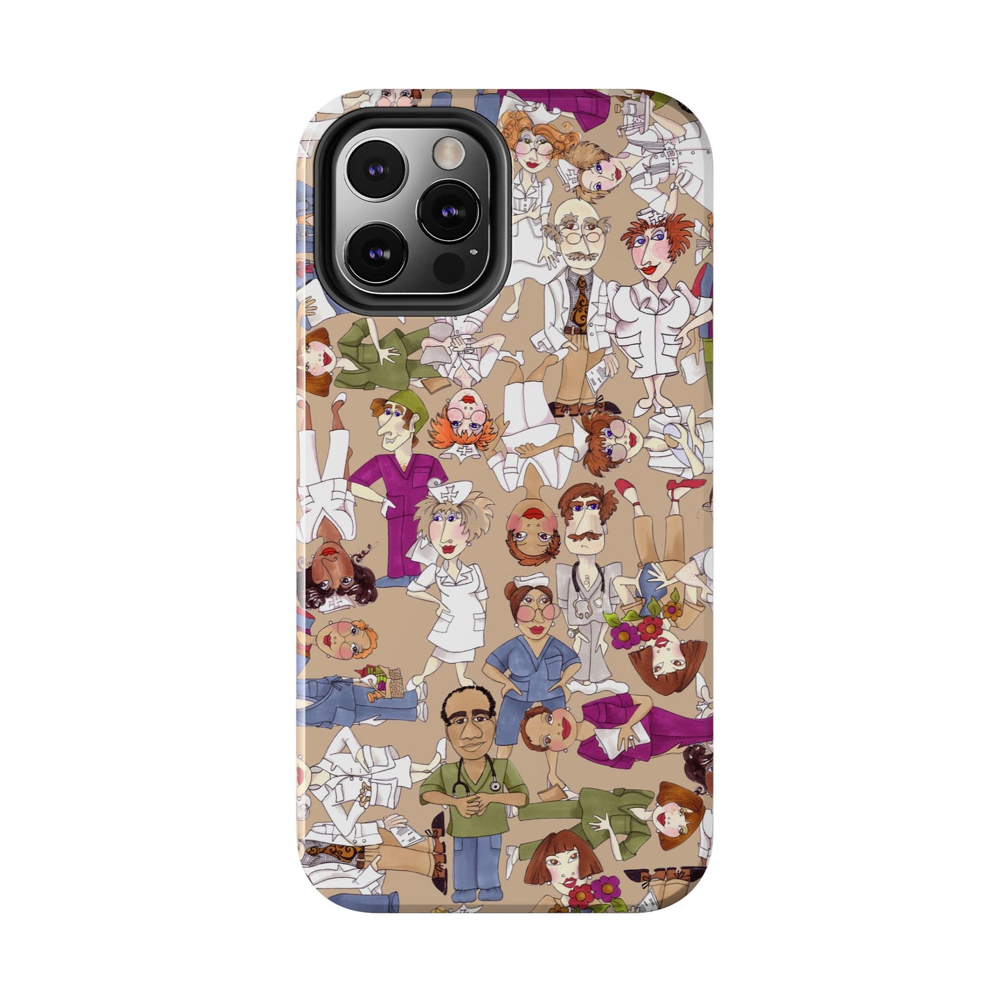 Diverse Nurse Khaki Phone Case
