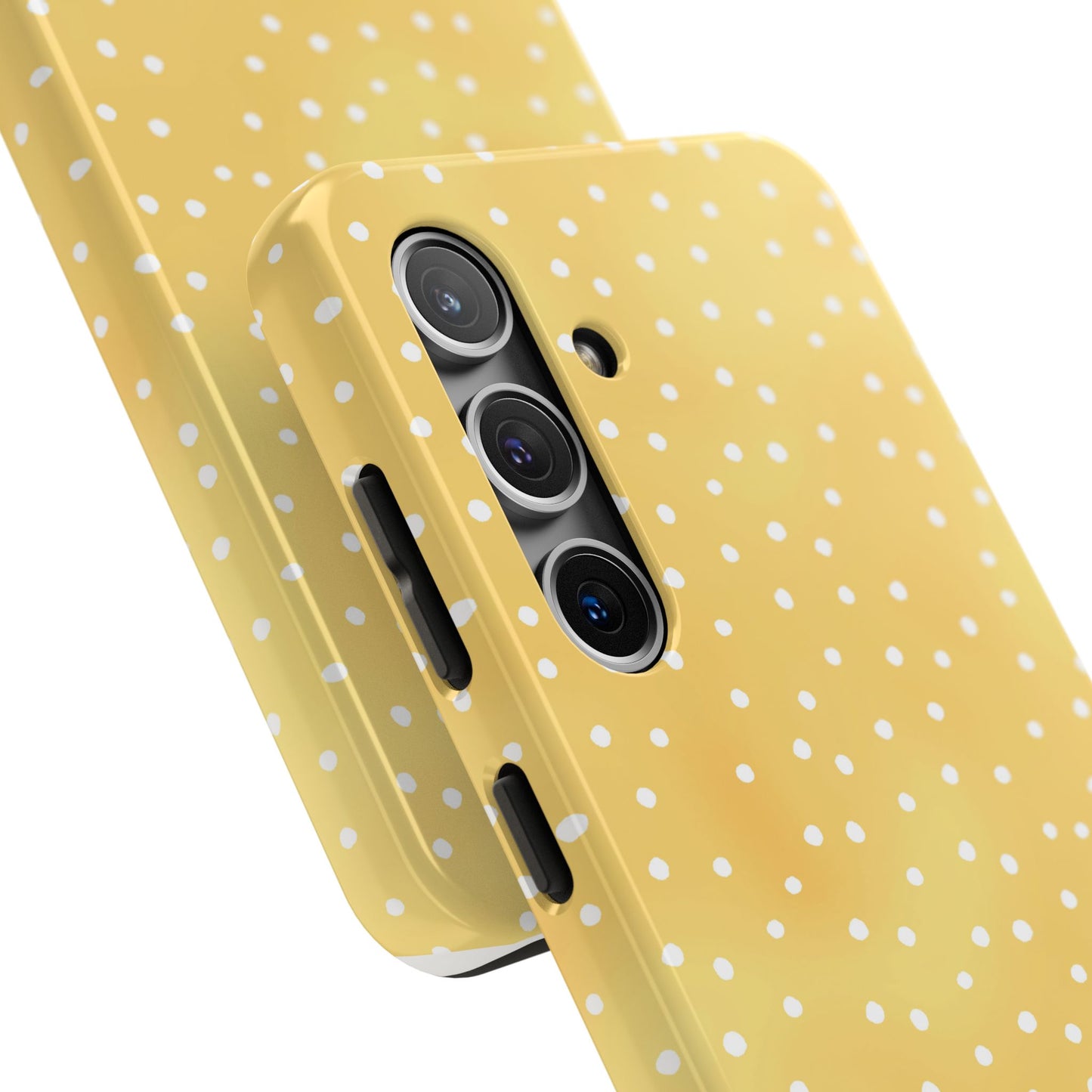 Dinky Dots Yellow / White Phone Case
