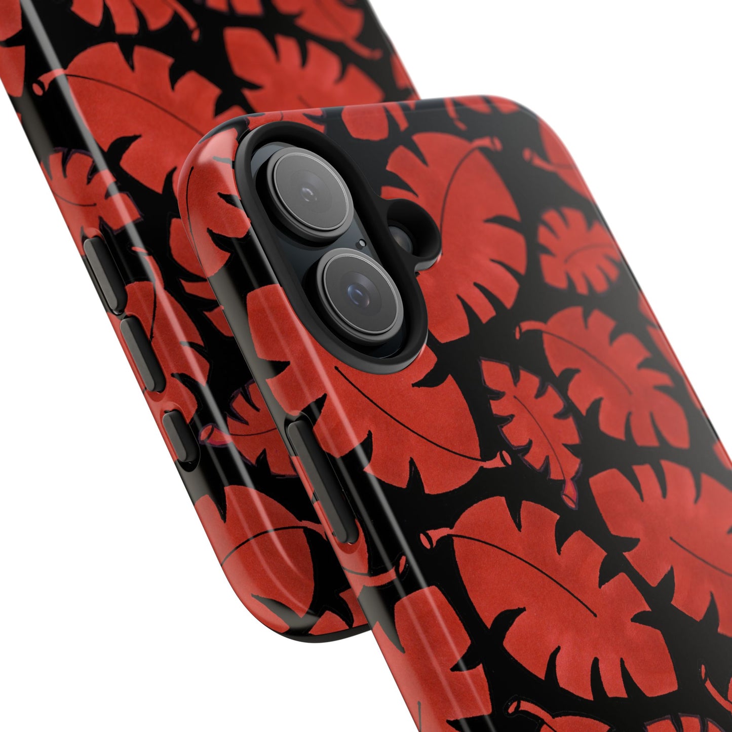 Red Bananas Black Phone Case