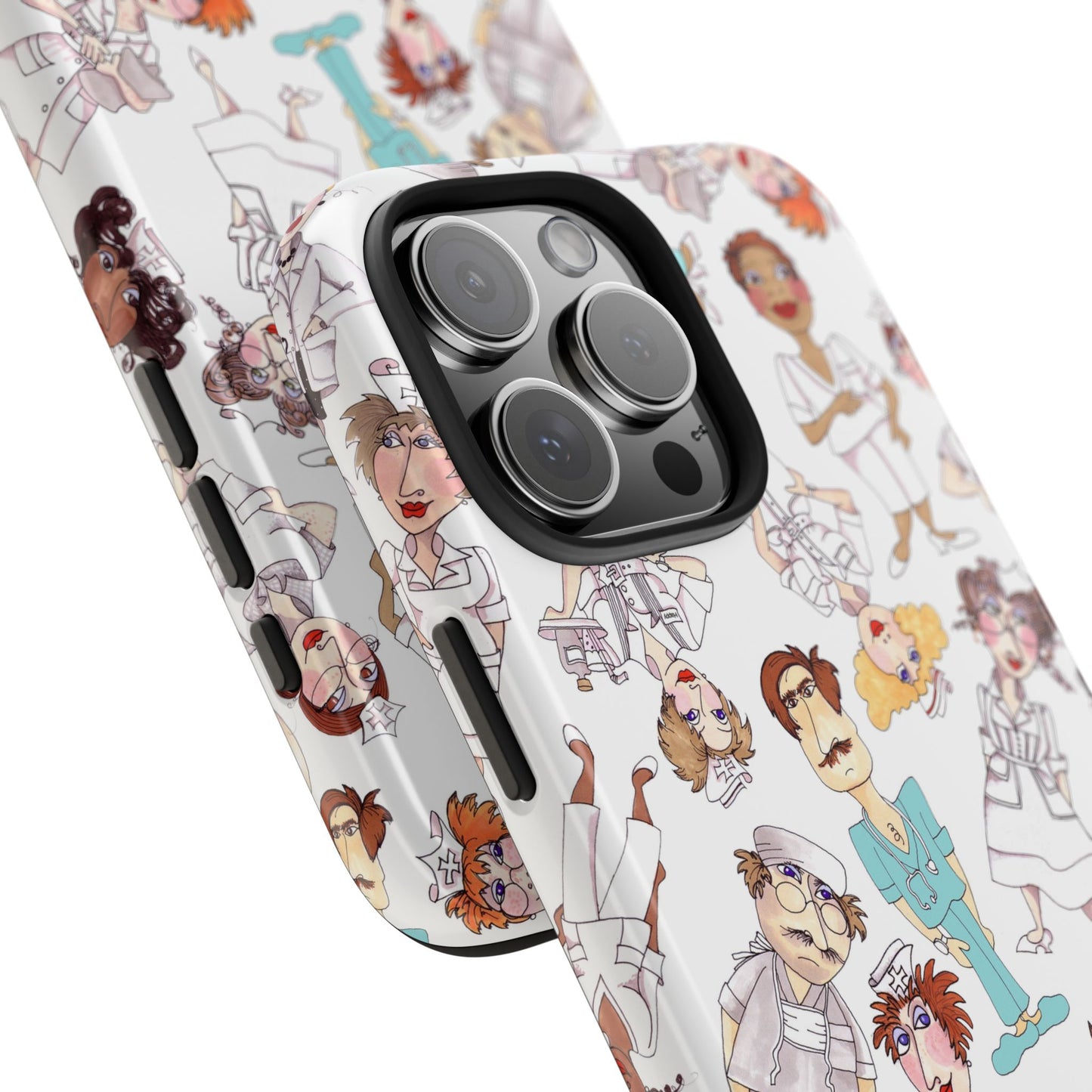 Happy Staff White Phone Case