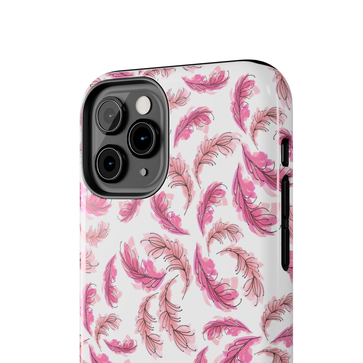 Flam Feathers White Phone Case