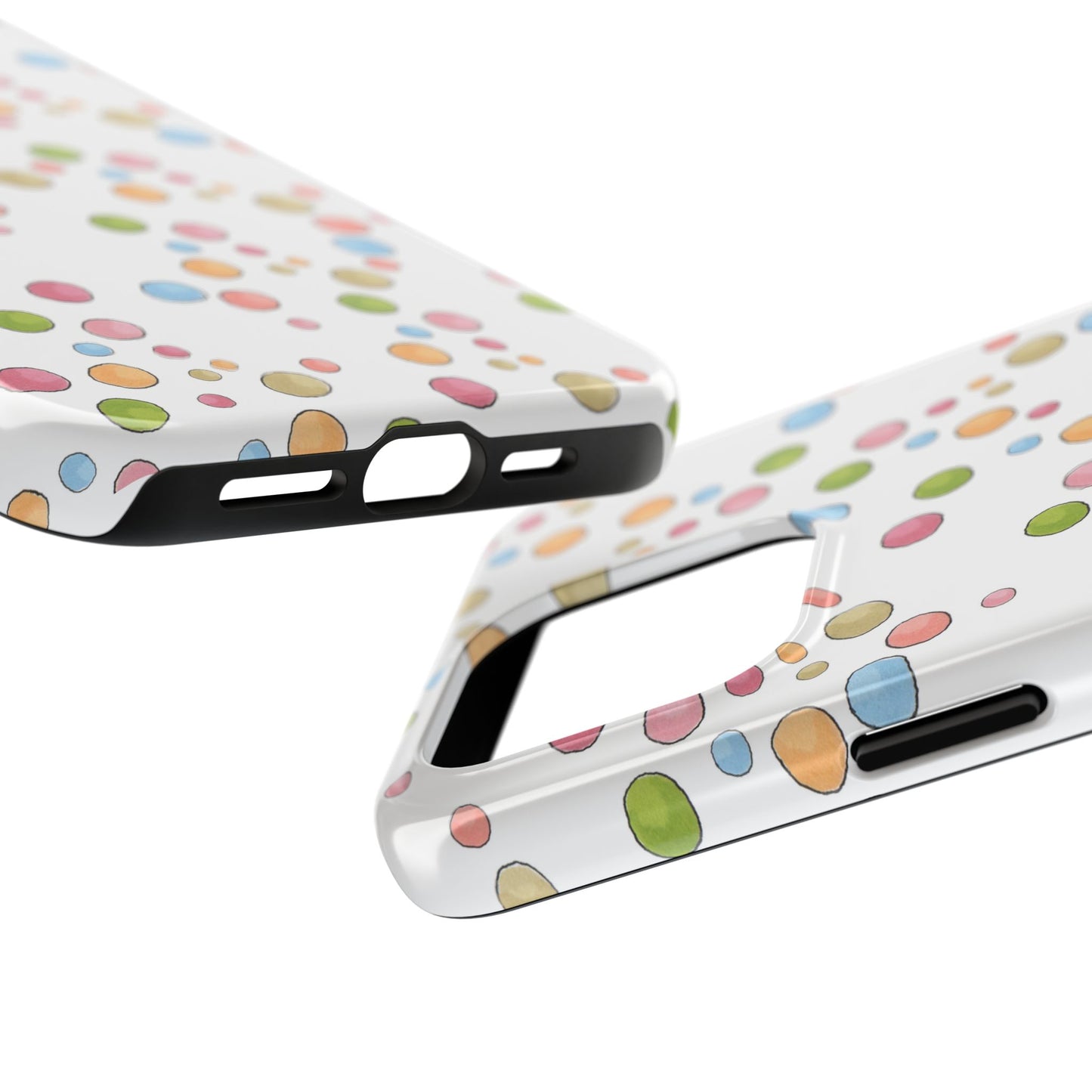 Clown Dots White Phone Case