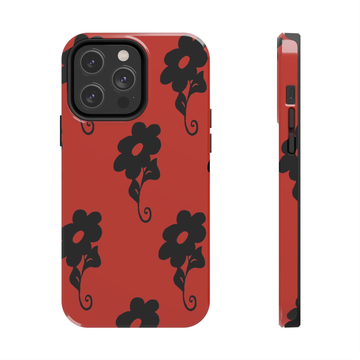 Daring Daisy Red Phone Case
