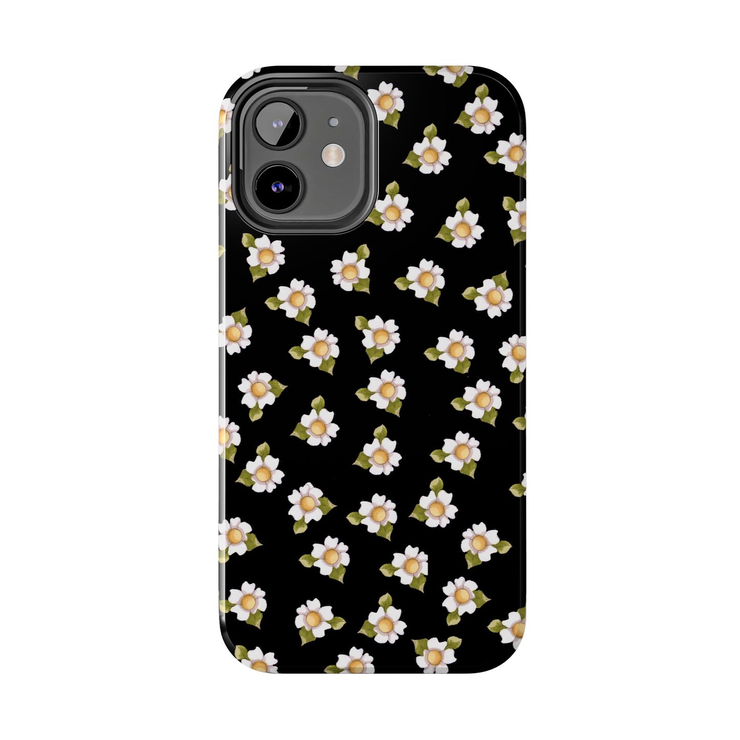 Daisies Black Phone Case