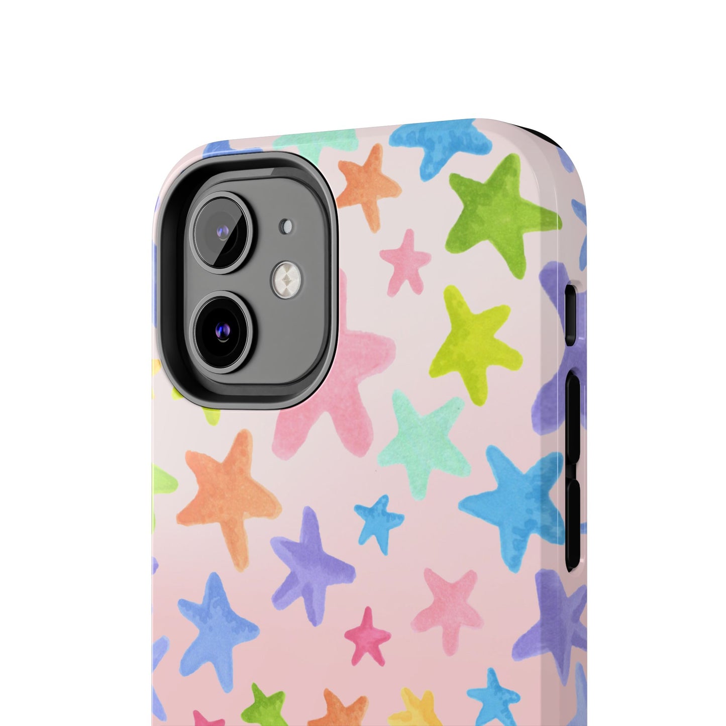 Happy Stars Pink Phone Case