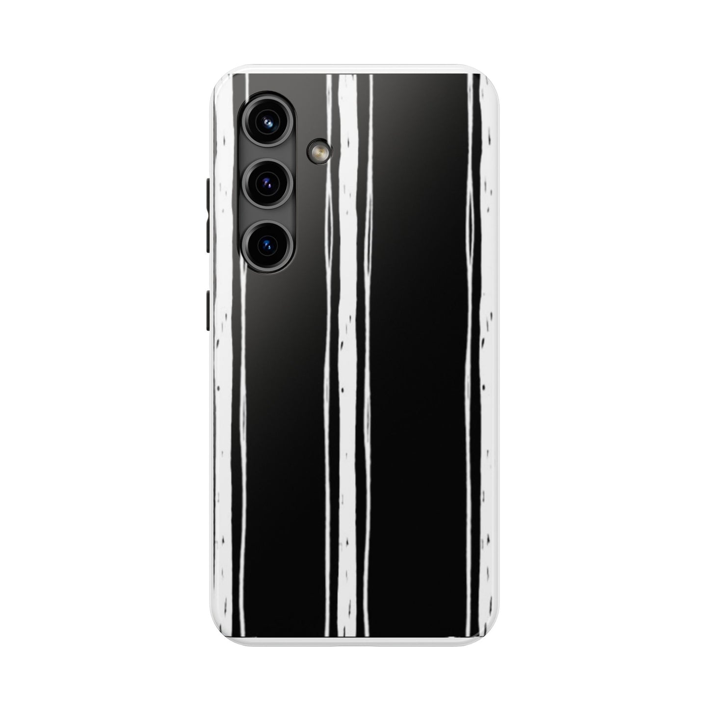 Black / White Stripe Phone Case