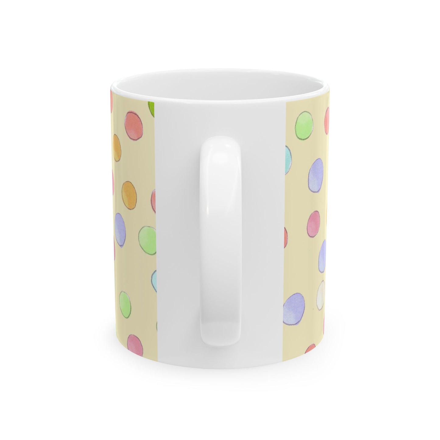 Happy Dots Yellow Cup