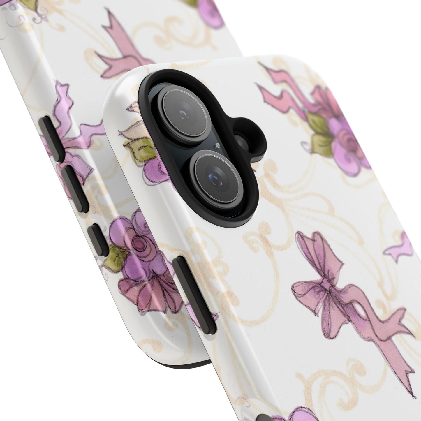 Flower Model Bow Flowers Phone Case