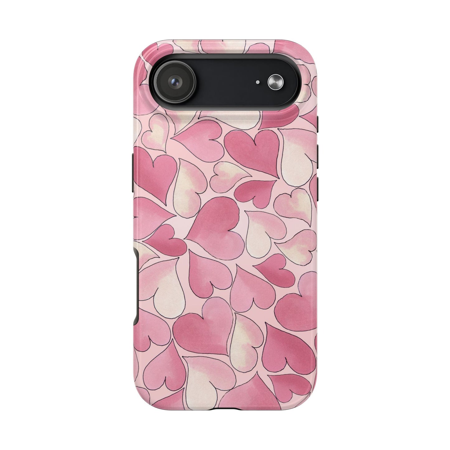 Hearts Pink Sky Phone Case