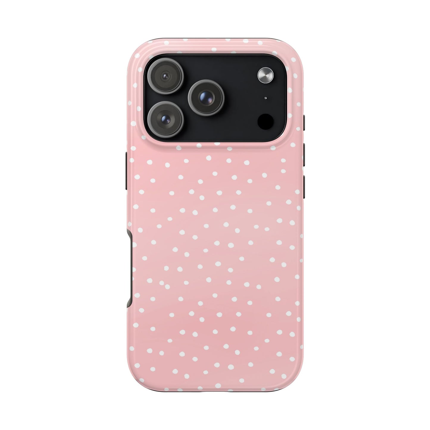 Little Dots Pink / White Phone Case