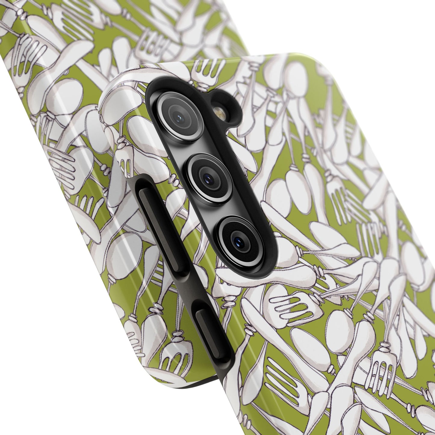 Silverware Wars Green Phone Case