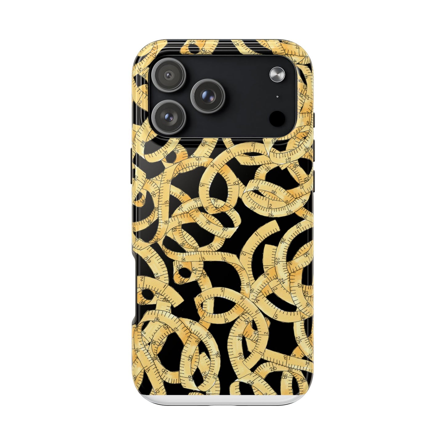 Tape Tangle Black Phone Case
