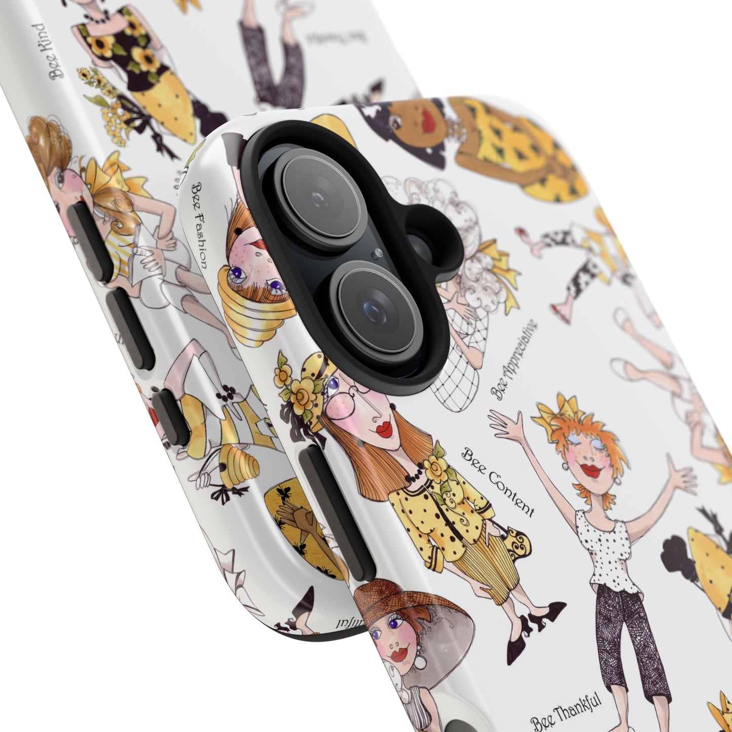 Bee Tossed White Phone Case