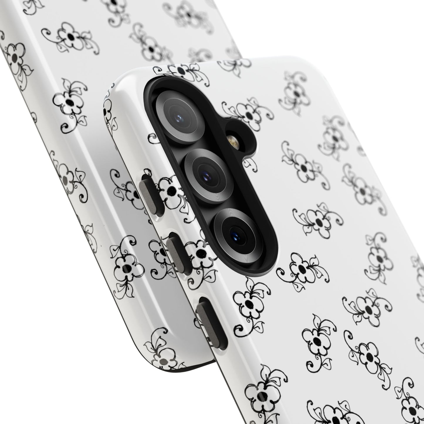 Favorite Daisies White / Black Phone Case