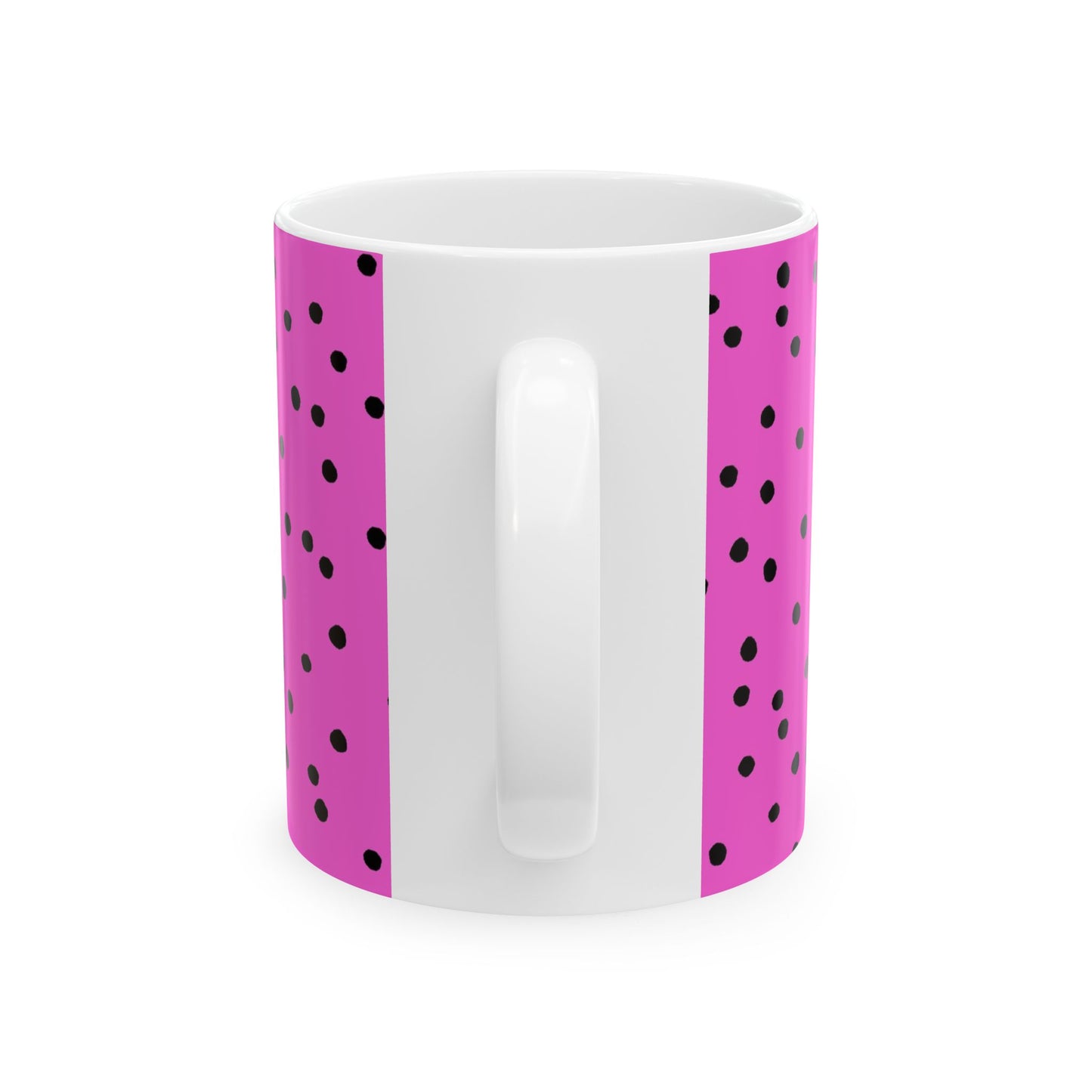 Dinky Dots Cerise / Black Cup