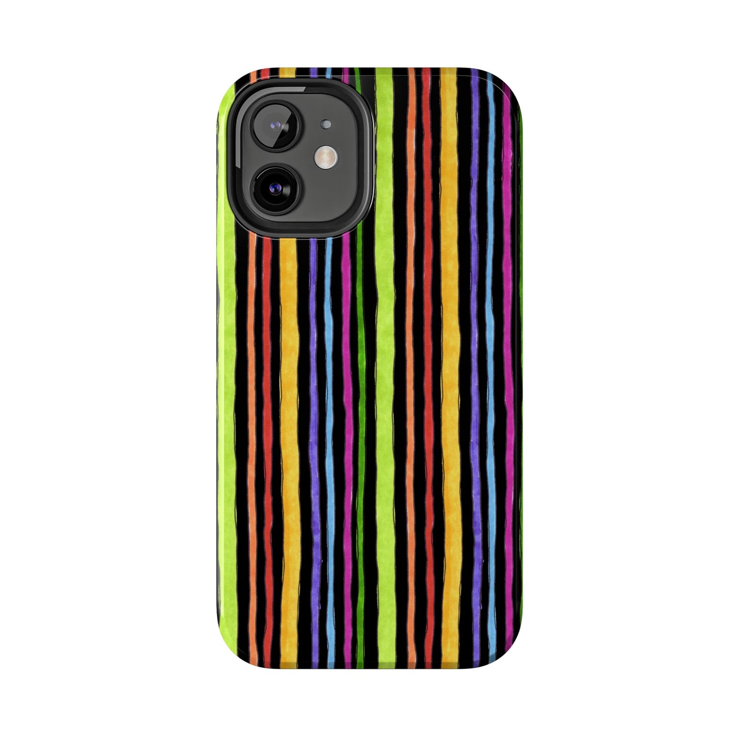 Stripe Fancy Black Phone Case