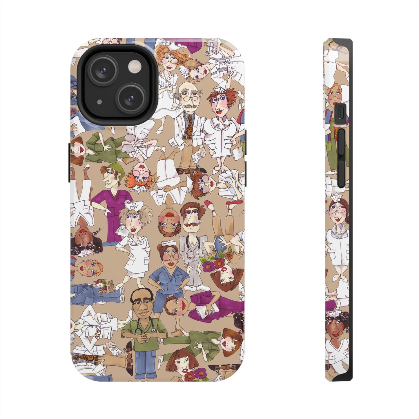 Diverse Nurse Khaki Phone Case