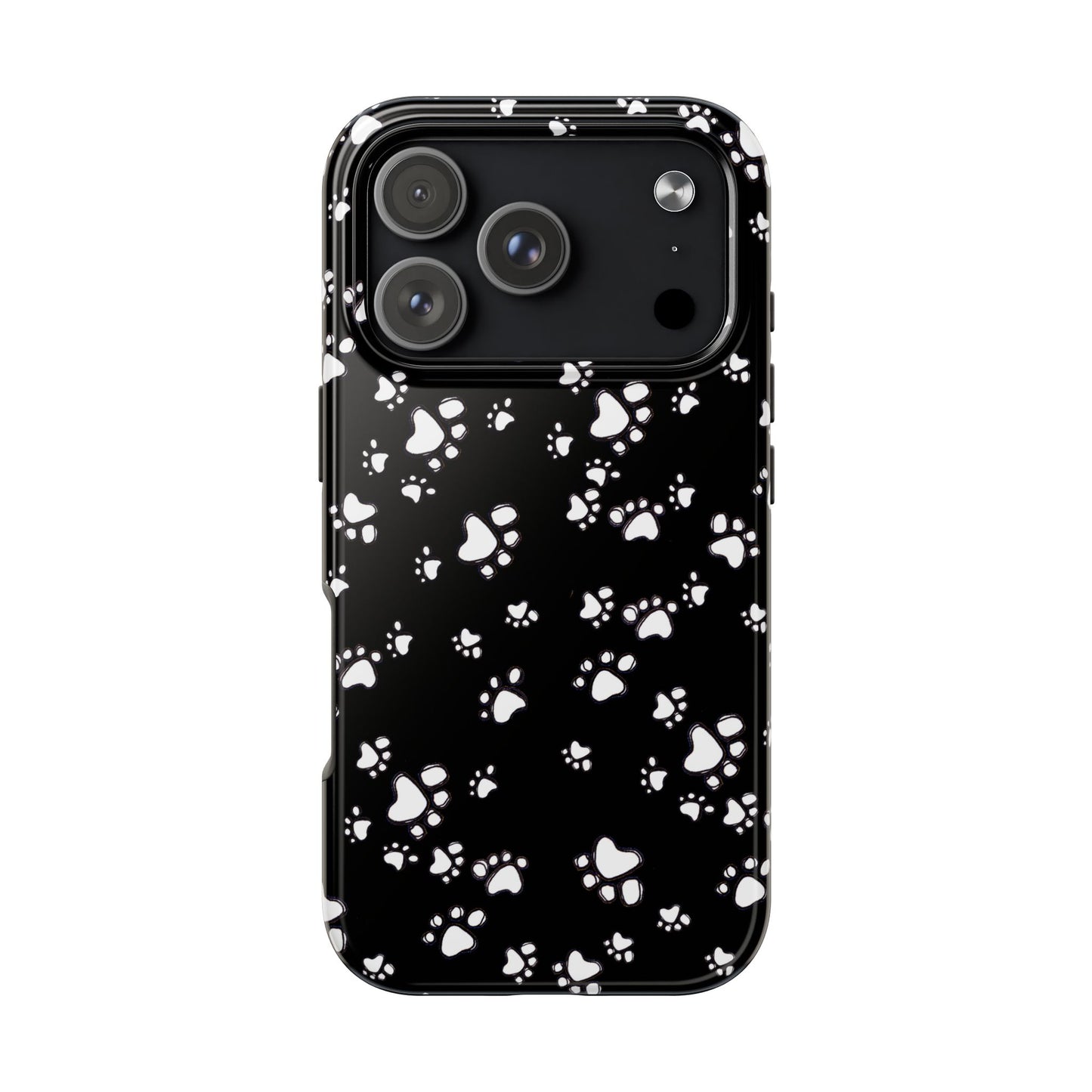 Paw Flakes Black Phone Case