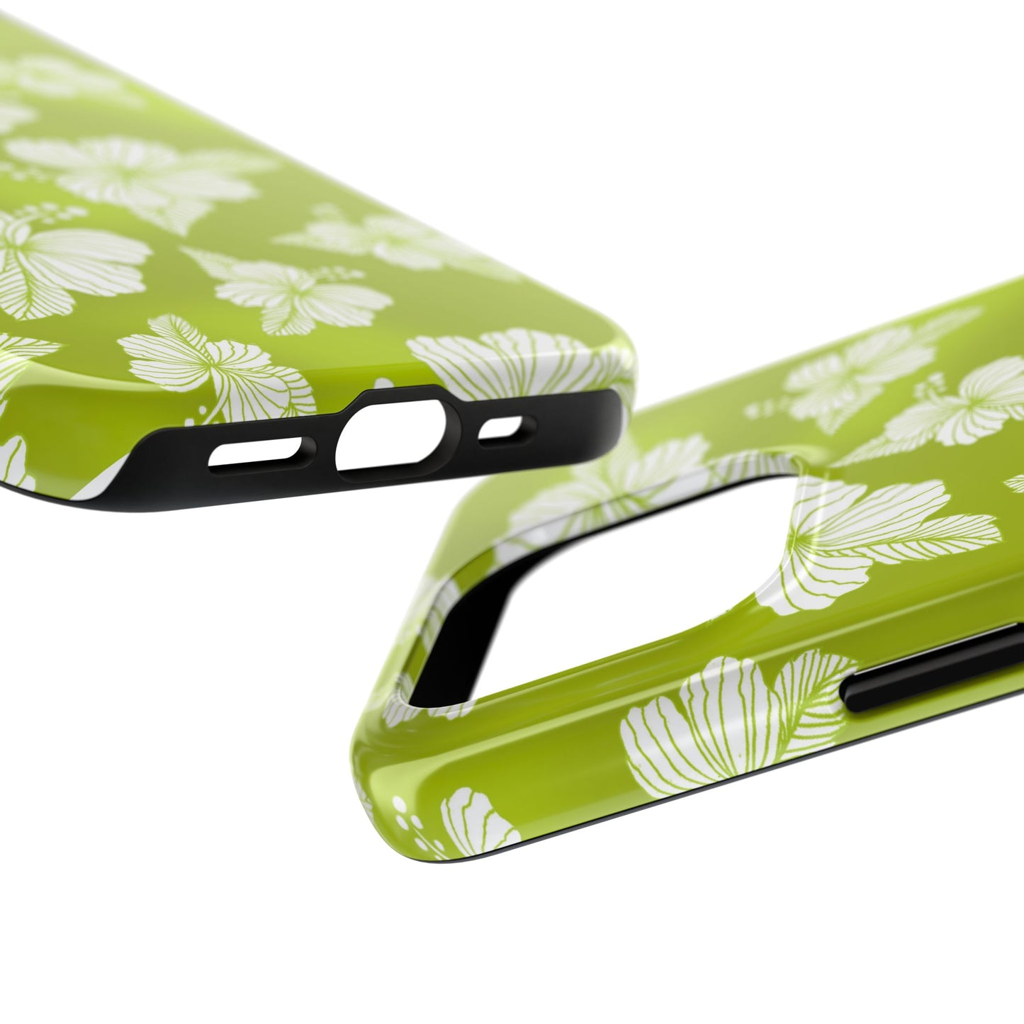 Hibiscus Green Phone Case