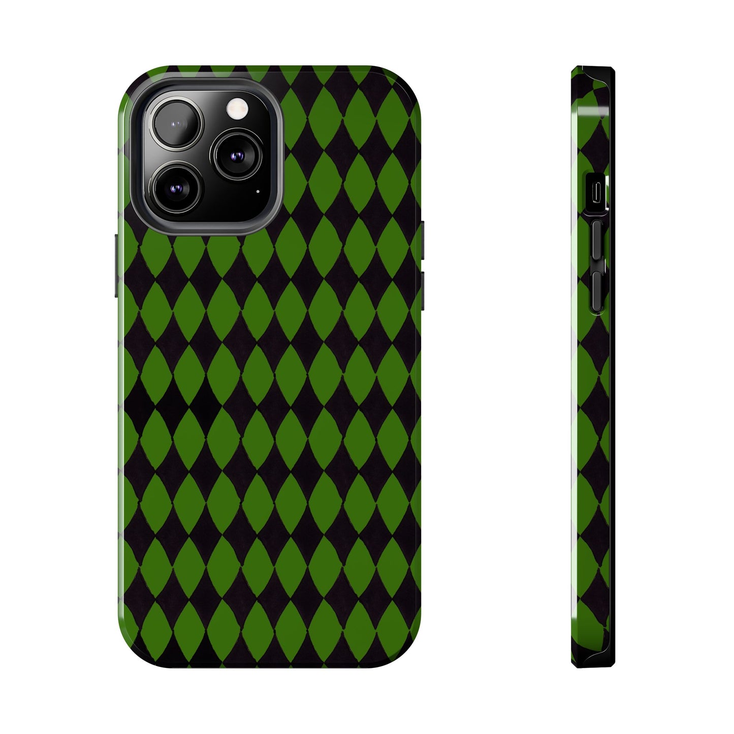 Diamond Green / Black Phone Case