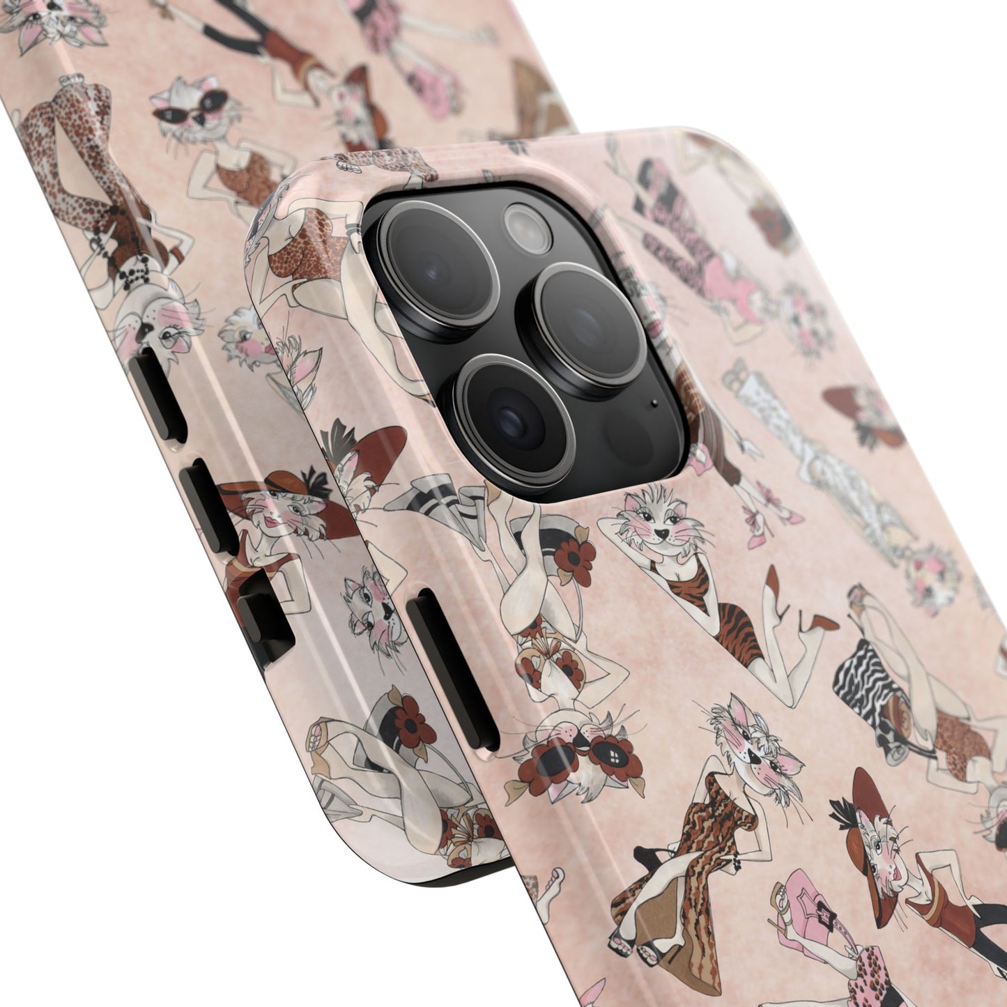 Spotted Lilies Pink Phone Case