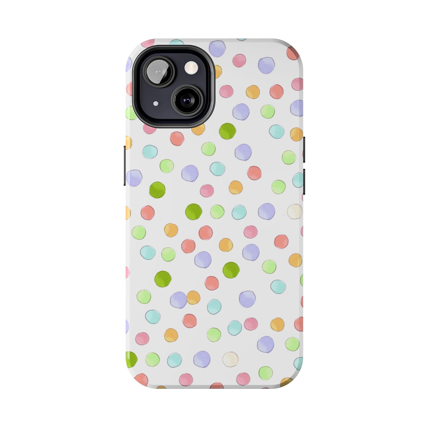 Happy Dots White Phone Case