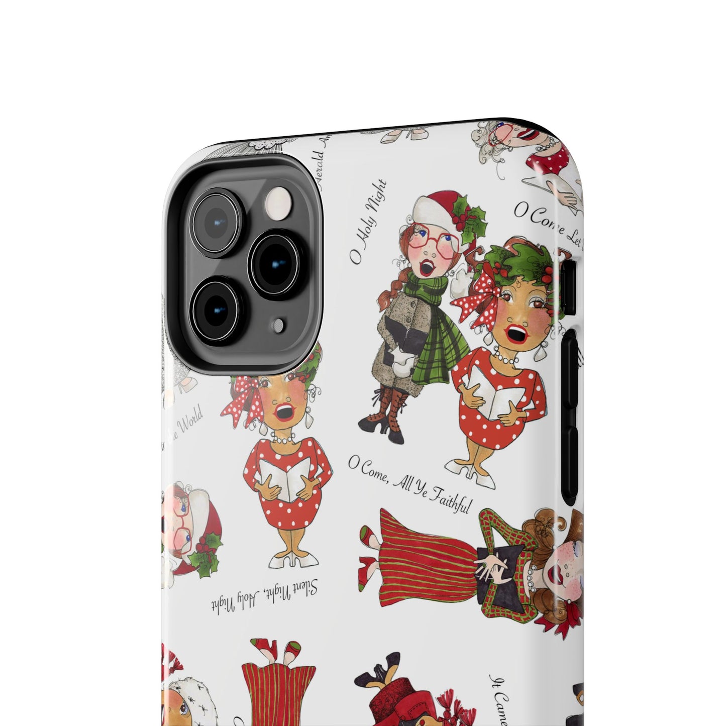 Tossed Carolers Phone Case