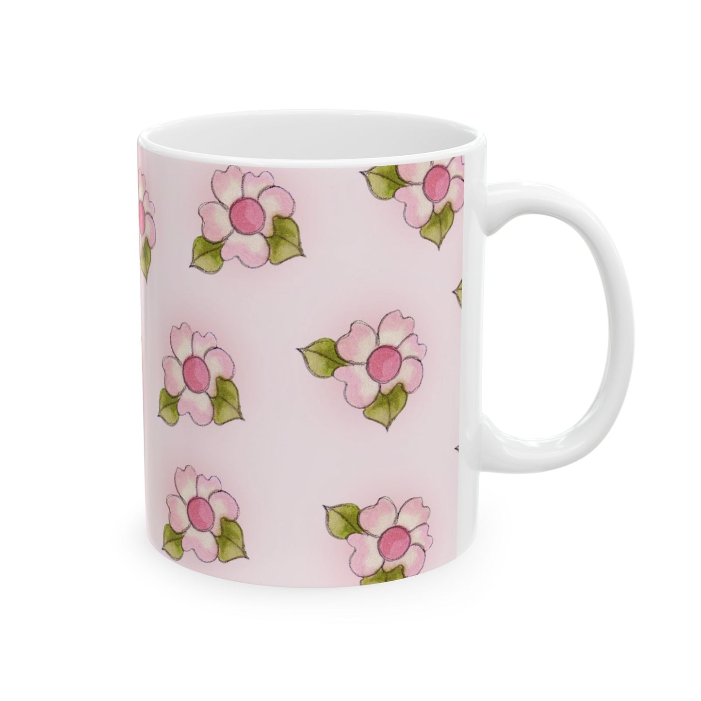 Flowers Pink Cup