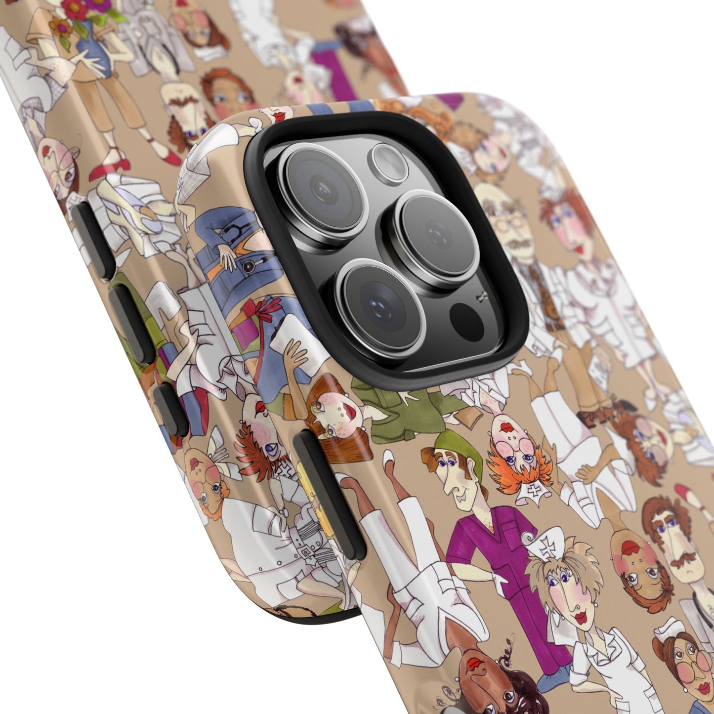 Diverse Nurse Khaki Phone Case