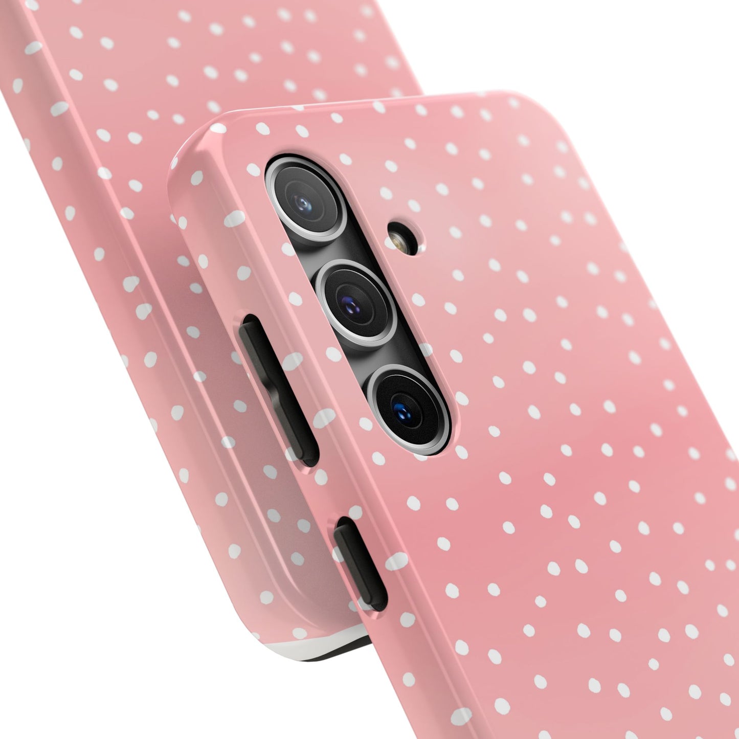 Dinky Dots Coral / White Phone Case