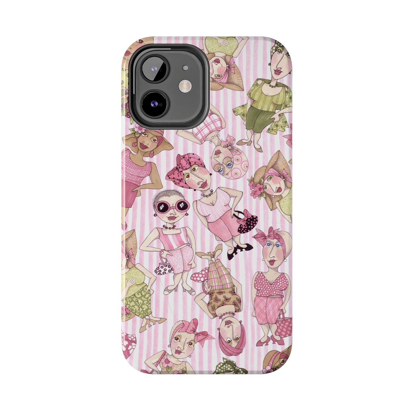 Tossed Ladies Pink Phone Case