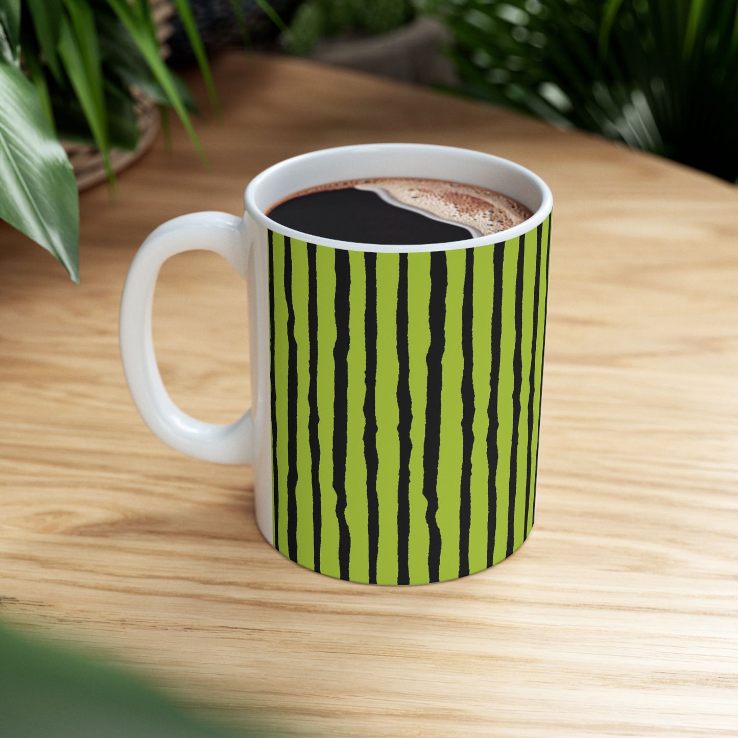 Sorta Stripe Green / Black Cup