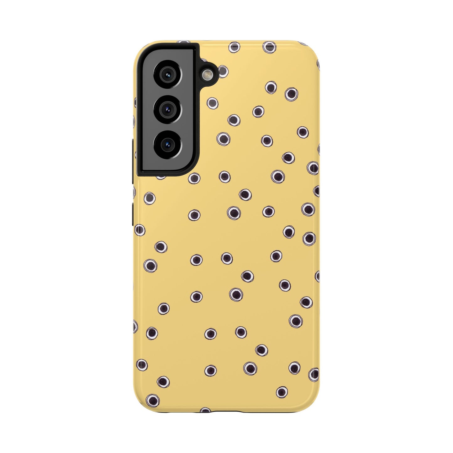 Halo Dots Yellow Phone Case