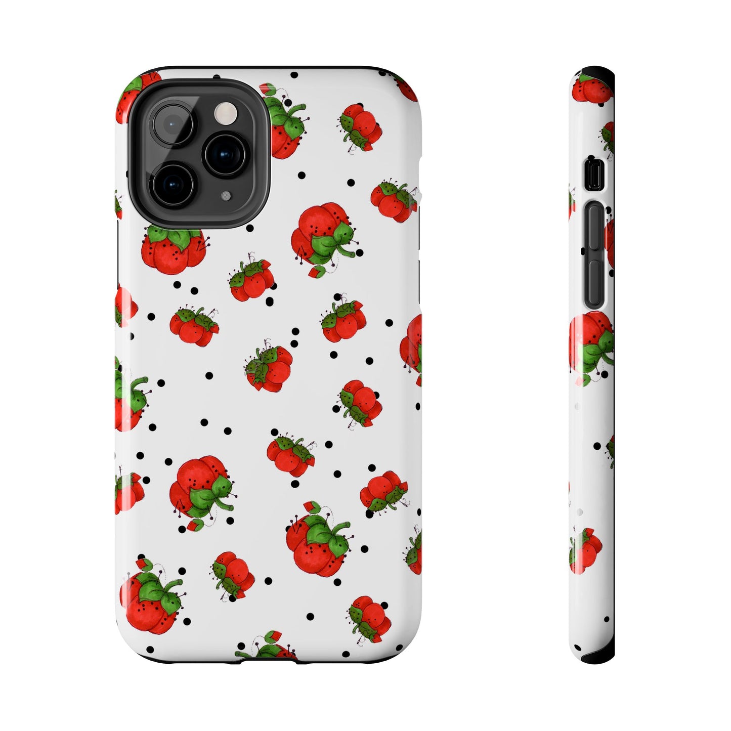 Pin Dots White Phone Case