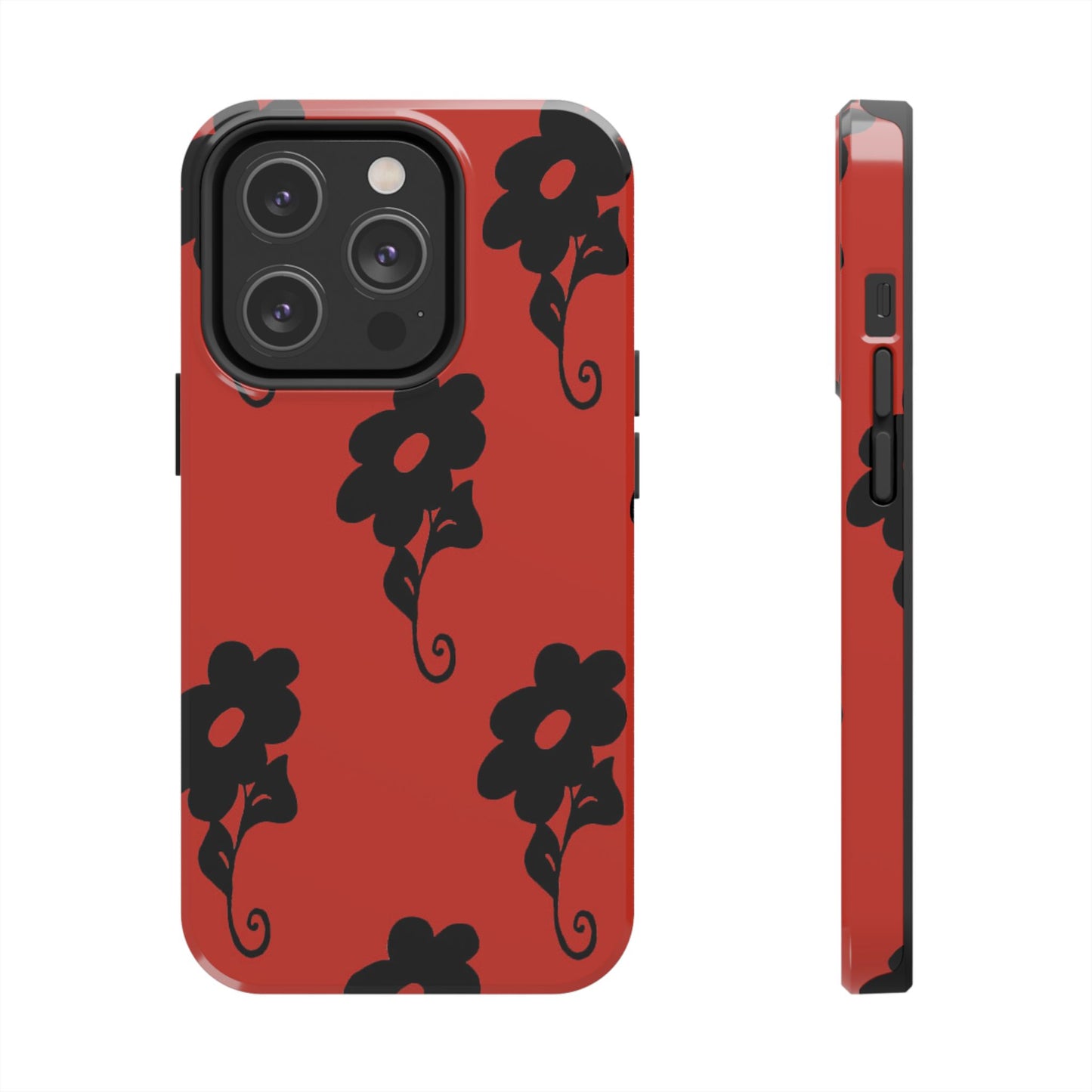 Daring Daisy Red Phone Case